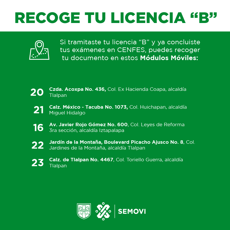 Expedicion Renovacion O Reposicion De Licencia Tipo B Para