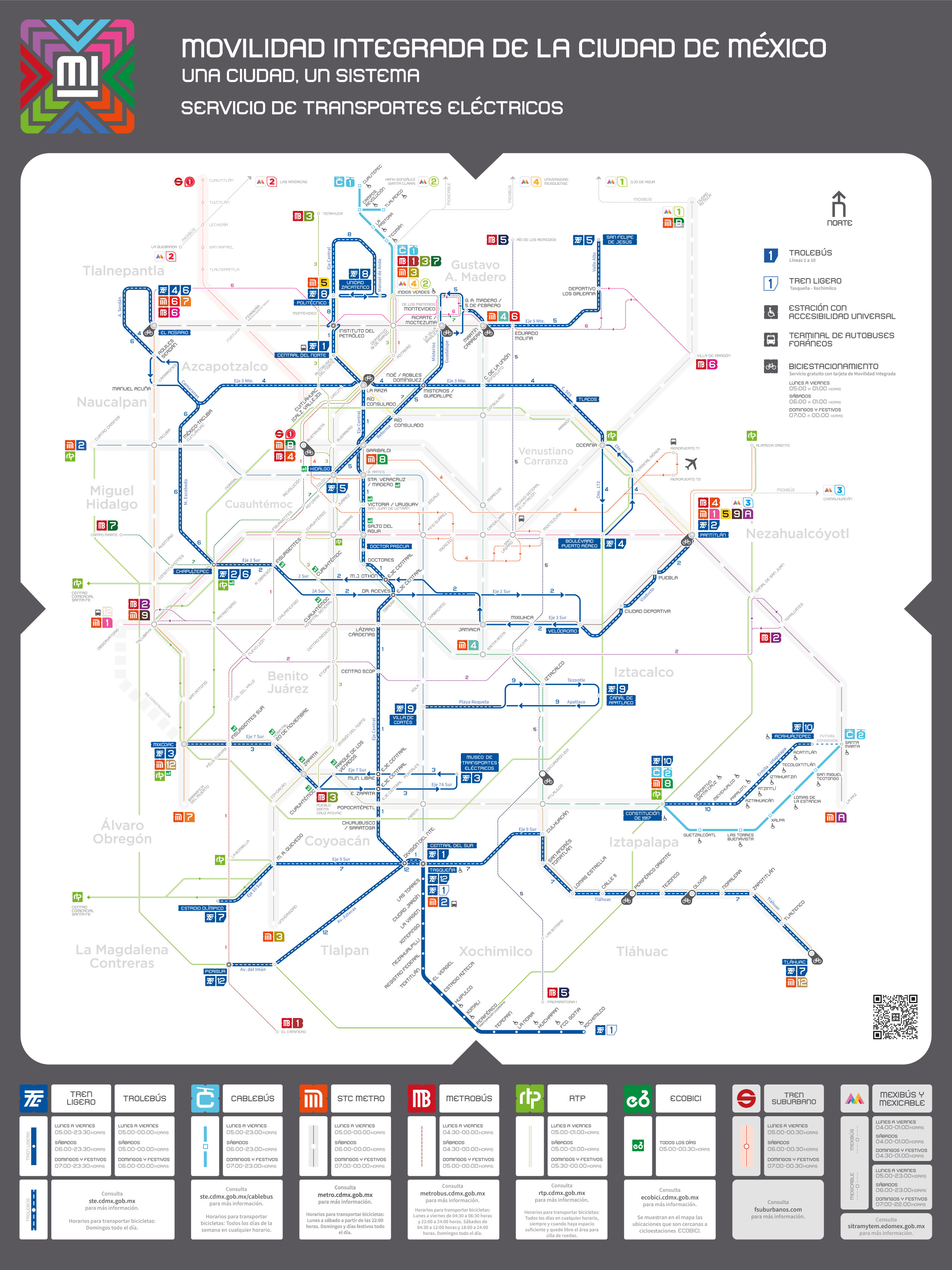 mapa masivo de la ciudad