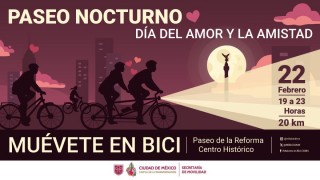 BOL: ANUNCIA SEMOVI RUTA Y ACTIVIDADES DEL PASEO NOCTURNO “MUÉVETE EN BICI” DE ESTE SÁBADO