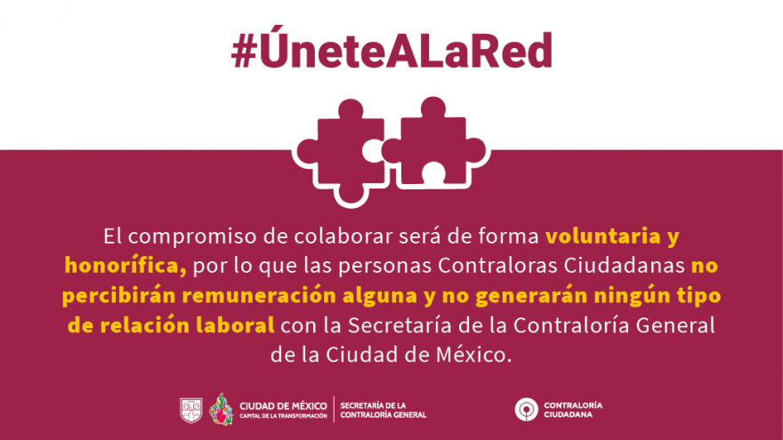 Conoce más de la convocatoria  para pertenecer a la Red de Contralorías Ciudadanas aquí